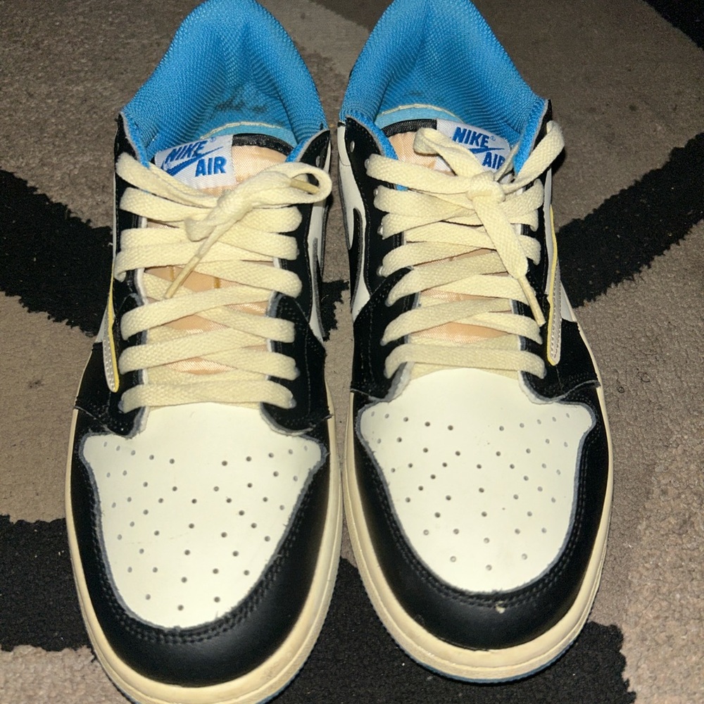 Cactus Jack by Travis Scott Black and White Sneakers